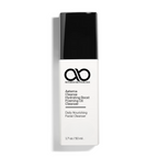 Aeterna Botanicals facial cleanser bottle on a white background