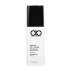 Aeterna Botanicals Lift + Bright Eye Serum bottle on a white background