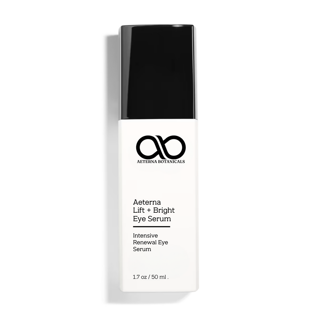 Aeterna Lift + Bright Eye Serum hero image for mature eye care
