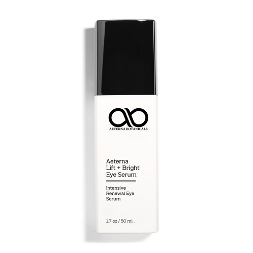 Aeterna Lift + Bright Eye Serum hero image for mature eye care