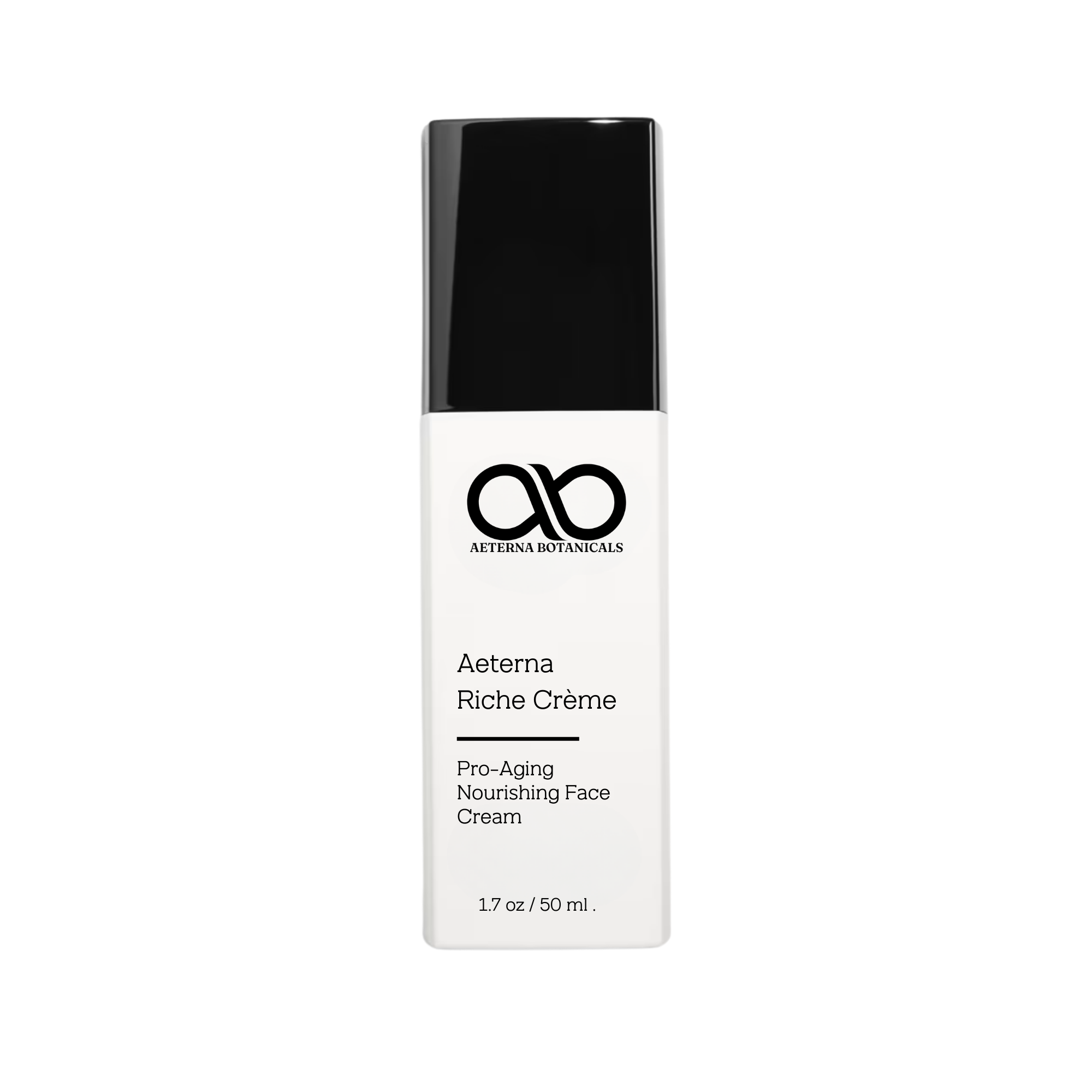 Aeterna Riche Creme skincare product for mature skin from Aeterna Botanicals on a white background